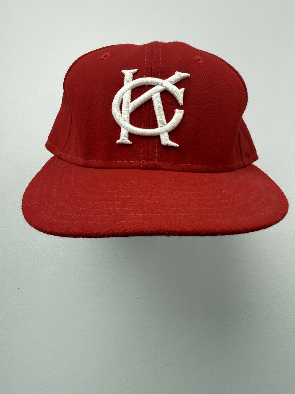 Kansas City Monarchs Hat Cap Fitted Mens 7 1/8 Red MLB Baseball 59FIFTY New Era